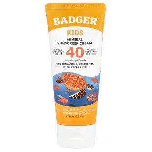 Badger Kids Mineral Sunscreen Cream SPF 40 87 ml Солнцезащитные средства