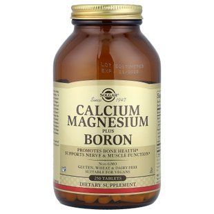 Solgar Calcium Magnesium Plus Boron 250 tablets Кальций