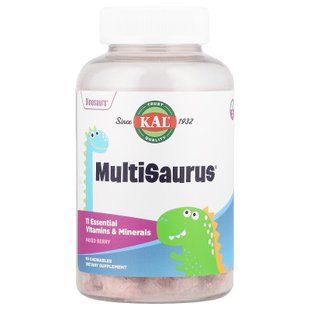 KAL MultiSaurus Mixed Berry 90 жевательных таблеток Мультивитамины для детей