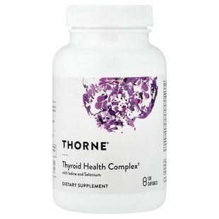 Thorne Thyrocsin (Thyroid Cofactors) 120 капсул Підтримка щитовидної залози