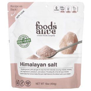 Foods Alive Himalayan Salt 454 грам Спеції