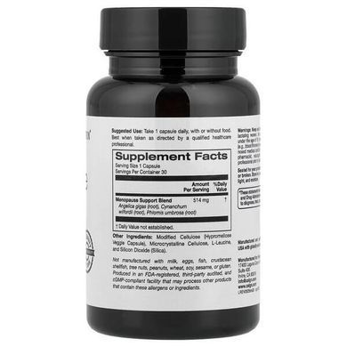 California Gold Nutrition Menopause Support 30 капс Поддержка при менопаузе