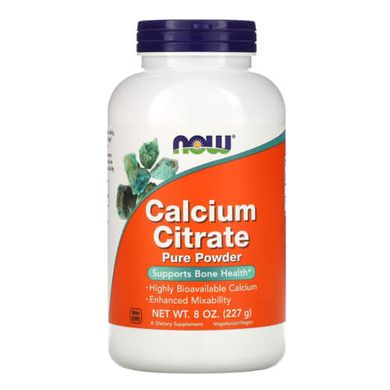 NOW Calcium Citrate Pure Powder 227 грамм Кальций