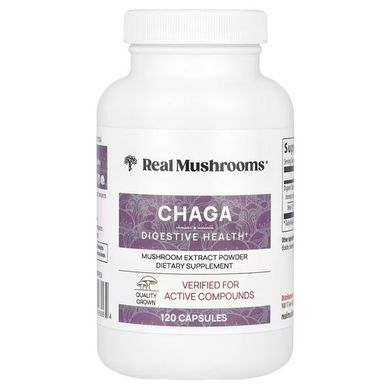 Real Mushrooms Chaga Mushroom 120 капс. Чага (Chaga)