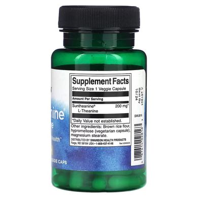 Swanson Suntheanine L-Theanine 200 mg 60 капс. Теанин