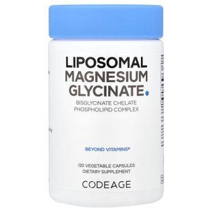 Codeage Liposomal Magnesium Glycinate 120 капсул Магній