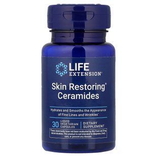 Life Extension Skin Restoring Ceramides 30 рідких капсул Для шкіри волосся та нігтів