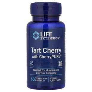 Life Extension Tart Cherry with CherryPURE 480 mg 60 капсул Вишня екстракт