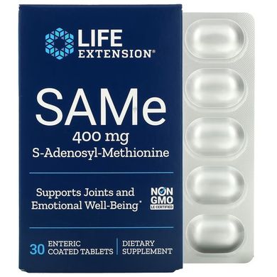 Life Extension SAMe 400 mg 30 таб SAM-e