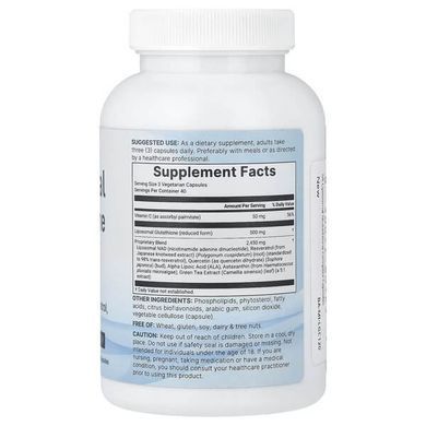 Micro Ingredients Liposomal Glutathione Complex 120 рослинних капсул Глутатіон