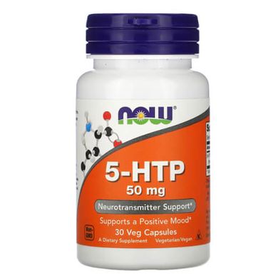 NOW 5-HTP 50 mg 30 капсул 5-HTP