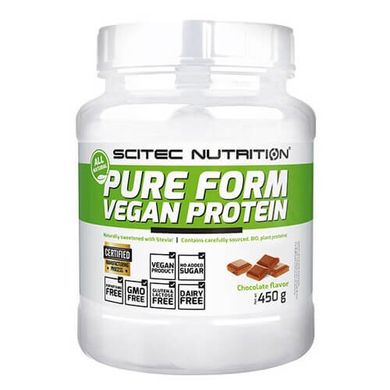 Scitec Nutrition Pure Form Vegan Protein 450 грам