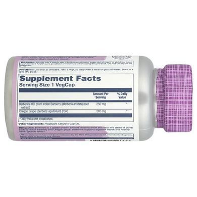 Solaray Berberine with Oregon Grape 60 капсул Берберин