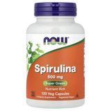 NOW Spirulina 120 рослинних капсул Спіруліна