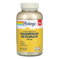 Solaray Magnesium Glycinate 350 mg 240 капсул Магній