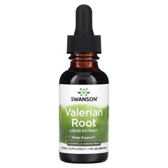 Swanson Valerian Root Liquid Extract 29.6 ml Валеріана