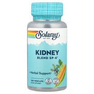 Solaray Kidney Blend SP-6 100 рослинних капсул Здоров'я сечовивідних шляхів