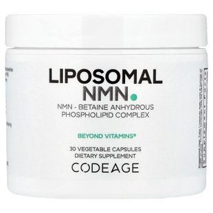 Codeage Liposomal NMN Platinum 30 Vegetable Capsules Ниацин (B-3)