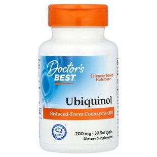 Doctor's Best Ubiquinol 200 mg 30 Softgels Коэнзим Q-10