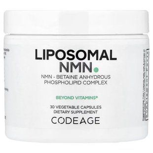 Codeage Liposomal NMN Platinum 30 рослинних капсул Ніацин (B-3)