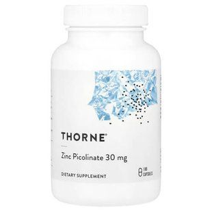 Thorne Zinc Picolinate 30 mg 180 капсул Цинк