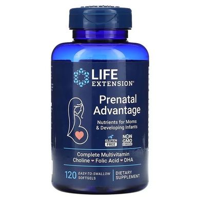 Life Extension Prenatal Advantage 120 капсул Вітамінно-мінеральні комплекси