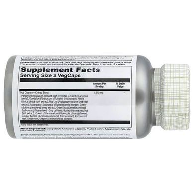 Solaray Total Cleanse Kidneys 60 растительных капсул Здоровье мочевыводящих путей