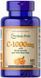 Puritan's Pride Vitamin C-1000 mg with Bioflavonoids & Rose Hips 100 tab (Помнутая банка)
