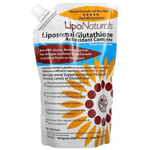 Lipo Naturals Liposomal Glutathione Antioxidant Complex 443 мл купити в Україні 🌿 Вітаміни, БАДи, добавки, трави LPO-00005