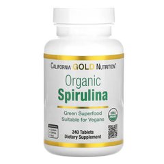 California Gold Nutrition Organic Spirulina 240 табл Спіруліна