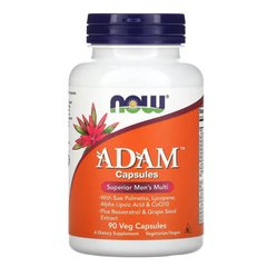 NOW ADAM Superior Men's Multi 90 капсул Вітаміни для чоловіків