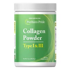 Puritan's Pride Collagen Powder Type I & III 198 грамм