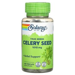 Solaray Celery Seed 1,010 mg 100 рослинних капсул Інші екстракти
