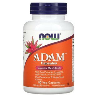 NOW ADAM Superior Men's Multi 90 капсул Вітаміни для чоловіків