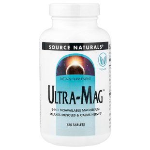Source Naturals Ultra-Mag 120 tab Магний