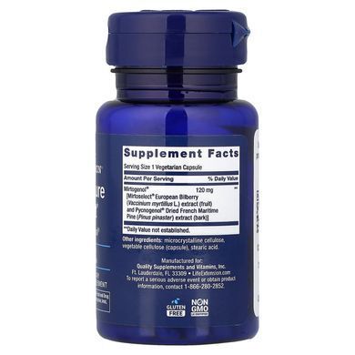 Life Extension Eye Pressure Support with Mirtogenol 30 Vegetarian Capsules Экстракт черники