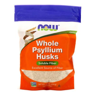 Now Whole Psyllium Husks 454 грам Подорожник (Псиліум)
