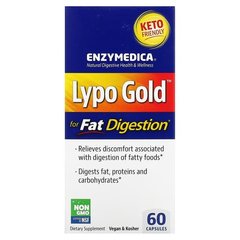 Enzymedica Lypo Gold For Fat Digestion 60 капсул Ензими