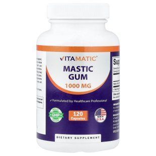 Vitamatic Mastic Gum 1,000 mg 120 capsules Мастичная смола