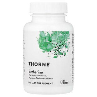 Thorne Berberine 500 mg 60 капсул Берберин