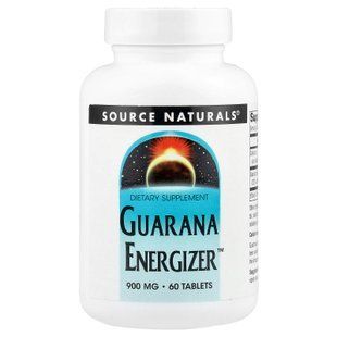Source Naturals Guarana Energizer 60 tablets Гуарана