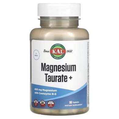 KAL Magnesium Taurate + 200 mg 90 табл. Магний