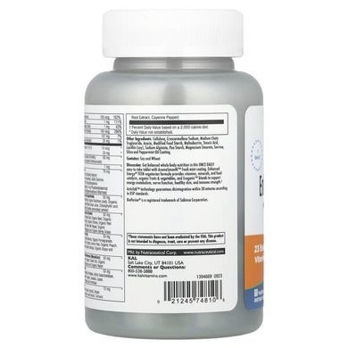 KAL Enhanced Energy Teen Multivitamin 60 вегетаріанських таблеток Мультивітаміни для підлітків