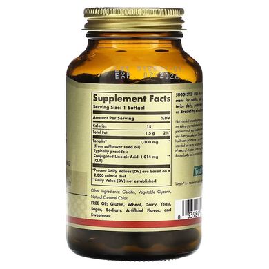 Solgar Tonalin CLA 1,300 mg 60 капс. Другие экстракты