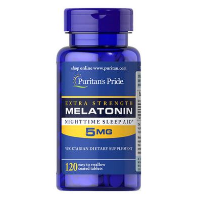 Puritan's Pride Melatonin 5 mg 120 таб Мелатонин