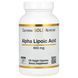 California Gold Nutrition Alpha Lipoic Acid 600 mg 120 рослинних капсул