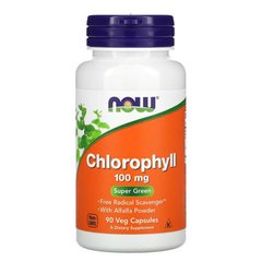 NOW Chlorophyll 100 мг 90 капсул