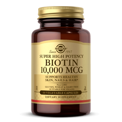 Solgar Biotin 10000 мкг 60 капсул Біотин (B-7)