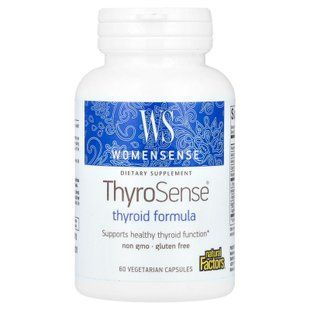 Natural Factors WomenSense Thyroid Formula 60 капсул Підтримка щитовидної залози