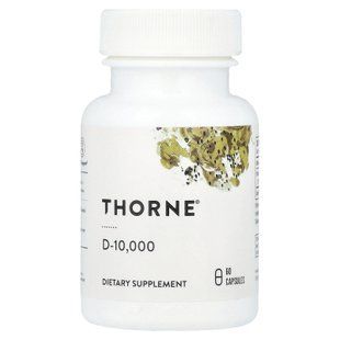 Thorne D-10,000 60 Capsules Витамин D